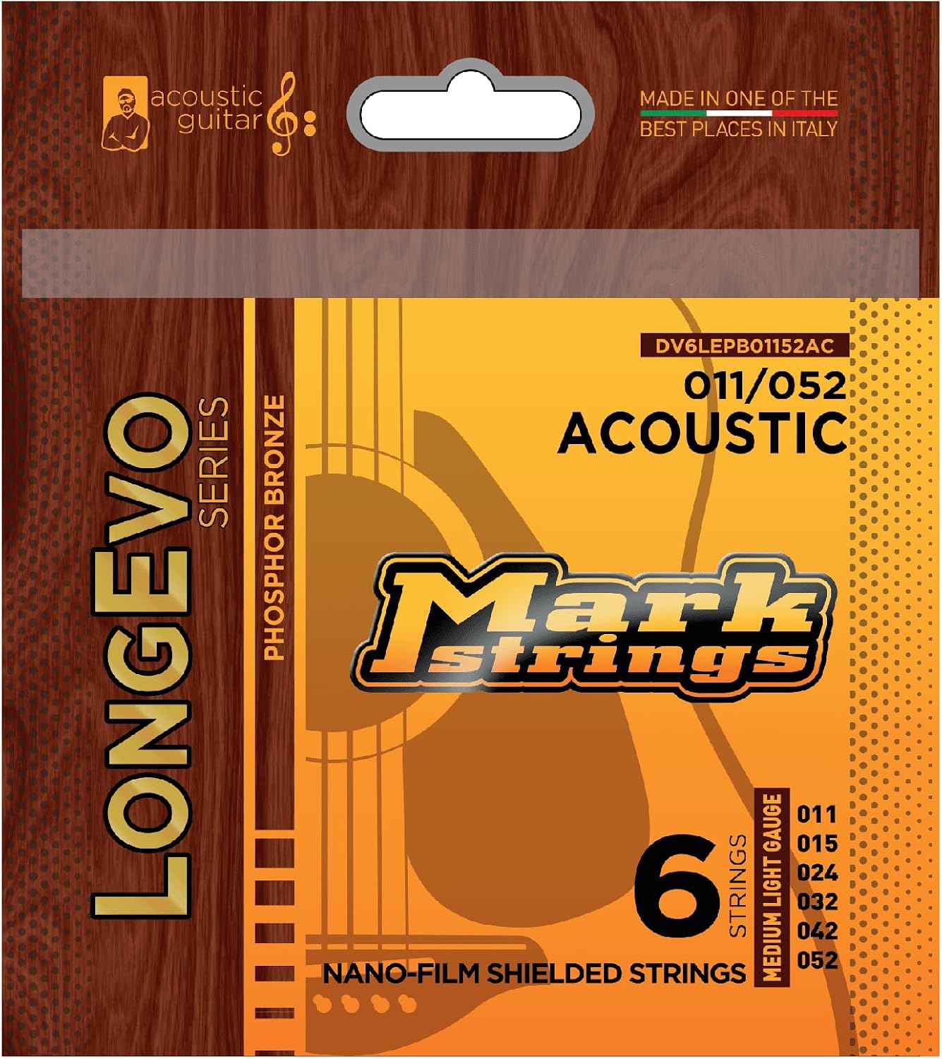 Mark Strings Longevo 11-52 Akustik Gitar Teli