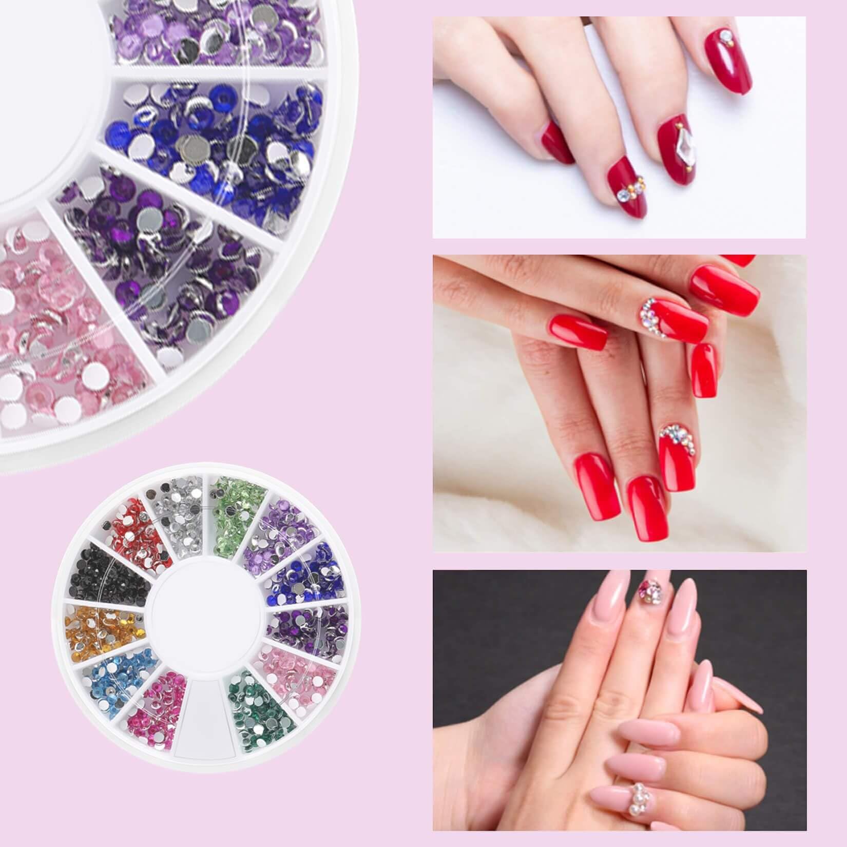 Phoenixy Kit Unghie Gel Completo 6 Colori 15 ML Gel Ricostruzione Unghie Rosa Viola Base Coat e Top Coat Kit Ricostruzione Unghie Principiante Arti delle Unghie Fai Da Te Lime per Unghie