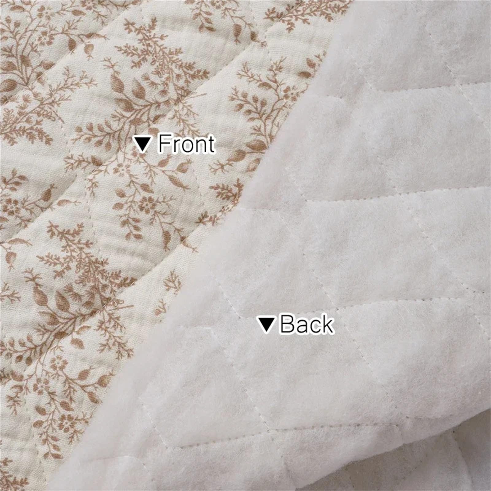 Tela Acolchada Tela acolchada gruesa de crepé doble capa algodón puro for abrigo invierno, ropa for niños, tejidos for costura DIY, 0,5 m/1m/2m(COLOR3,100x135cm)