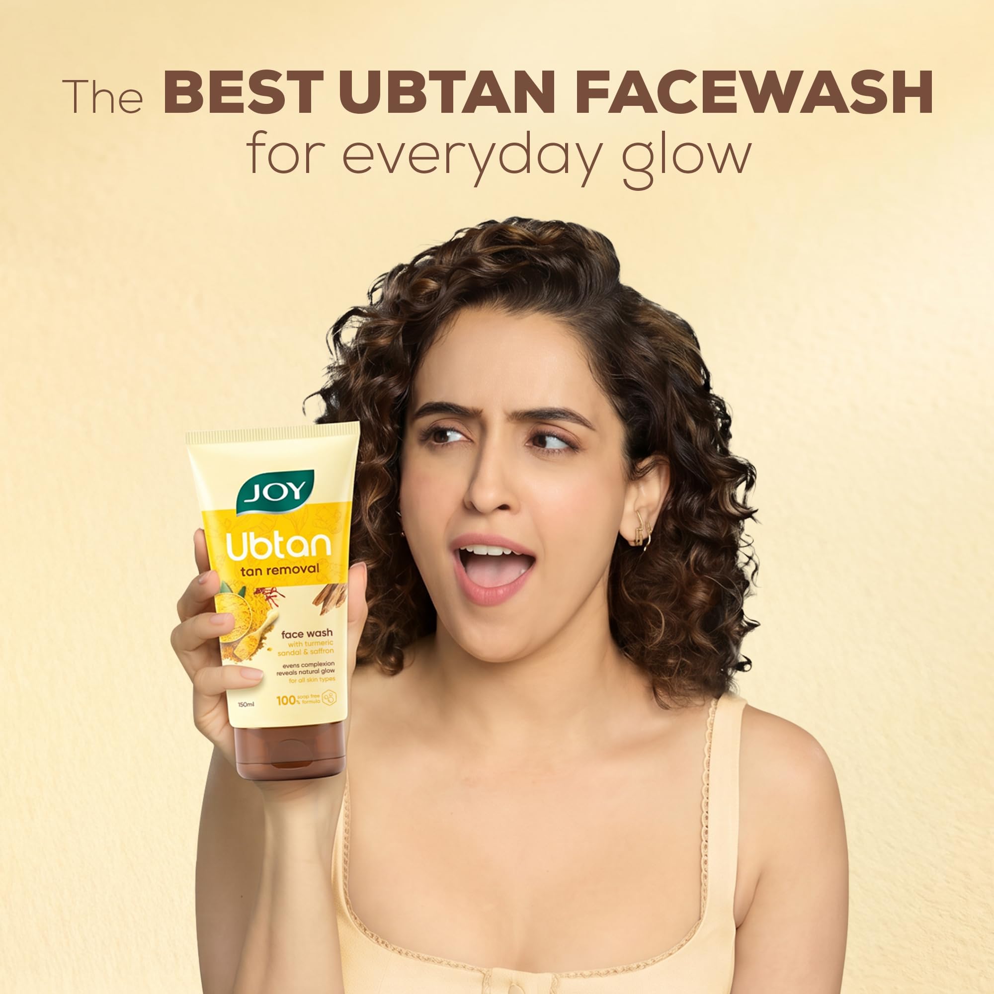 Joy Ubtan Face Wash - Tan Removal & Glow -2