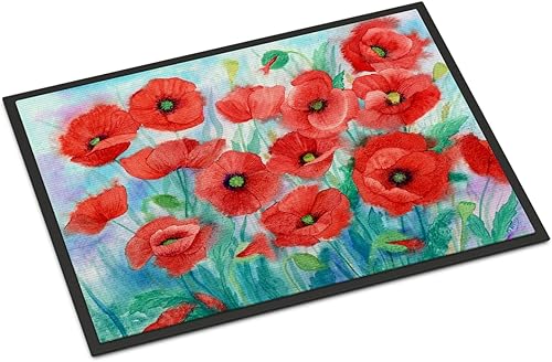 Miniatura 1 de Caroline's Treasures IBD0258JMAT - Tapete para puerta delantera, 24 x 36 pulgadas, para interiores y exteriores, para entrada, antideslizante,