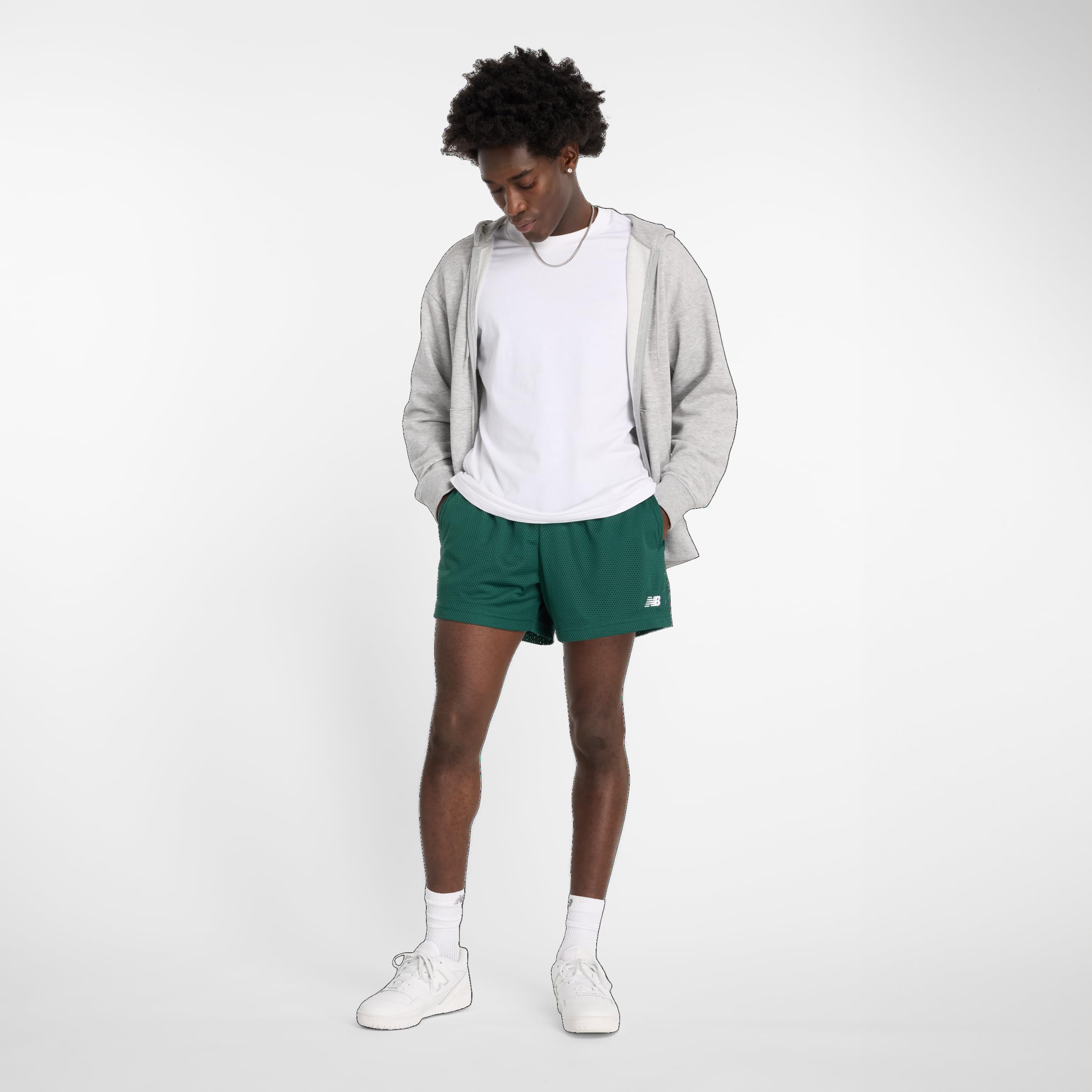 New Balance - Rc Short 5 Pollici, Pantaloncini Uomo