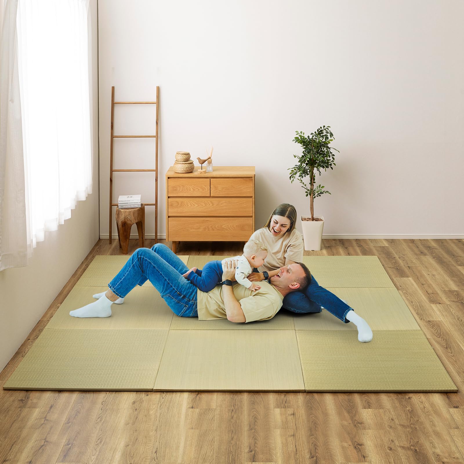 Amazon.com: HAGiHARA Japanese Tatami Mat, Patchwork Tatami Floor
