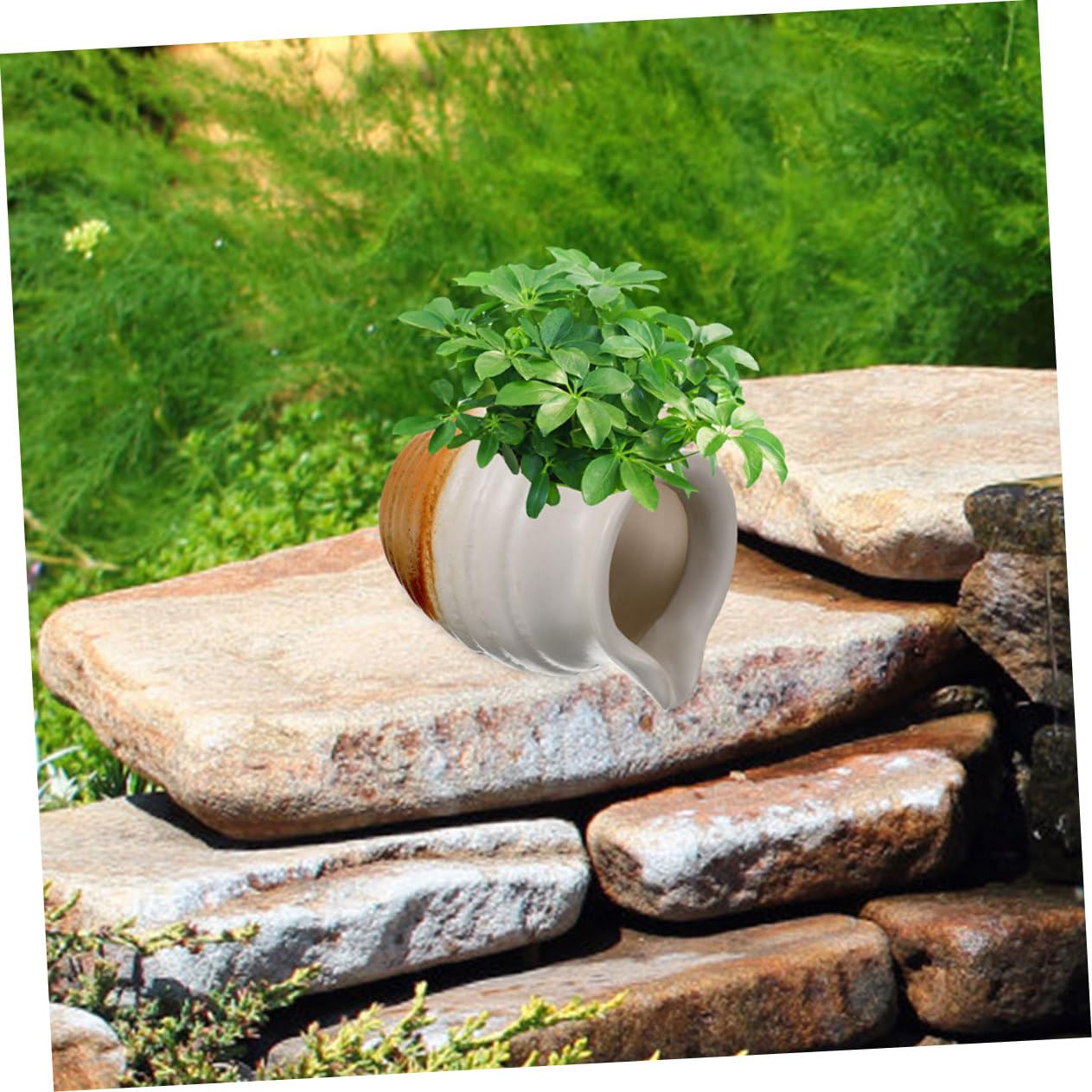 BESPORTBLE 3pezzi Fontana Decorativa Ceramica con Giara per Acquari Dispenser per Interni Ed Esterni per Parchi e Accessorio per Acquario e Zen
