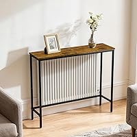 Piszvbej Rustic Wood Radiator Shelf Topper - Heat Deflector Cover, Wall Protector, Storage Shelf for Better Circulation (9.5x29.5x29.5in)