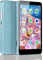 MP3 Player for Kids with Parental Controls, Spotify Kids, Spotify, Audible, Amazon Music, Libby, 4.0” IPS MP4 Music Player Up to 512GB (Blue)