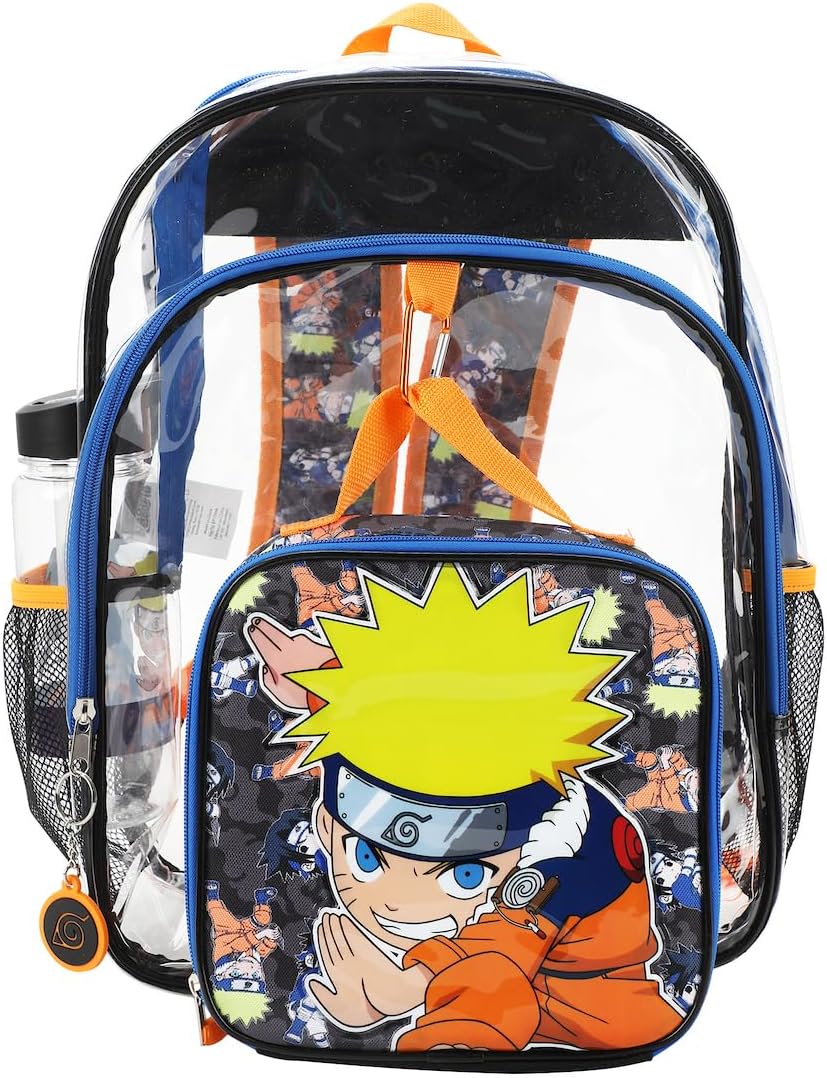 Bioworld Naruto 5-Piece Backpack & Lunchbox Set With Water Bottle - Image 2