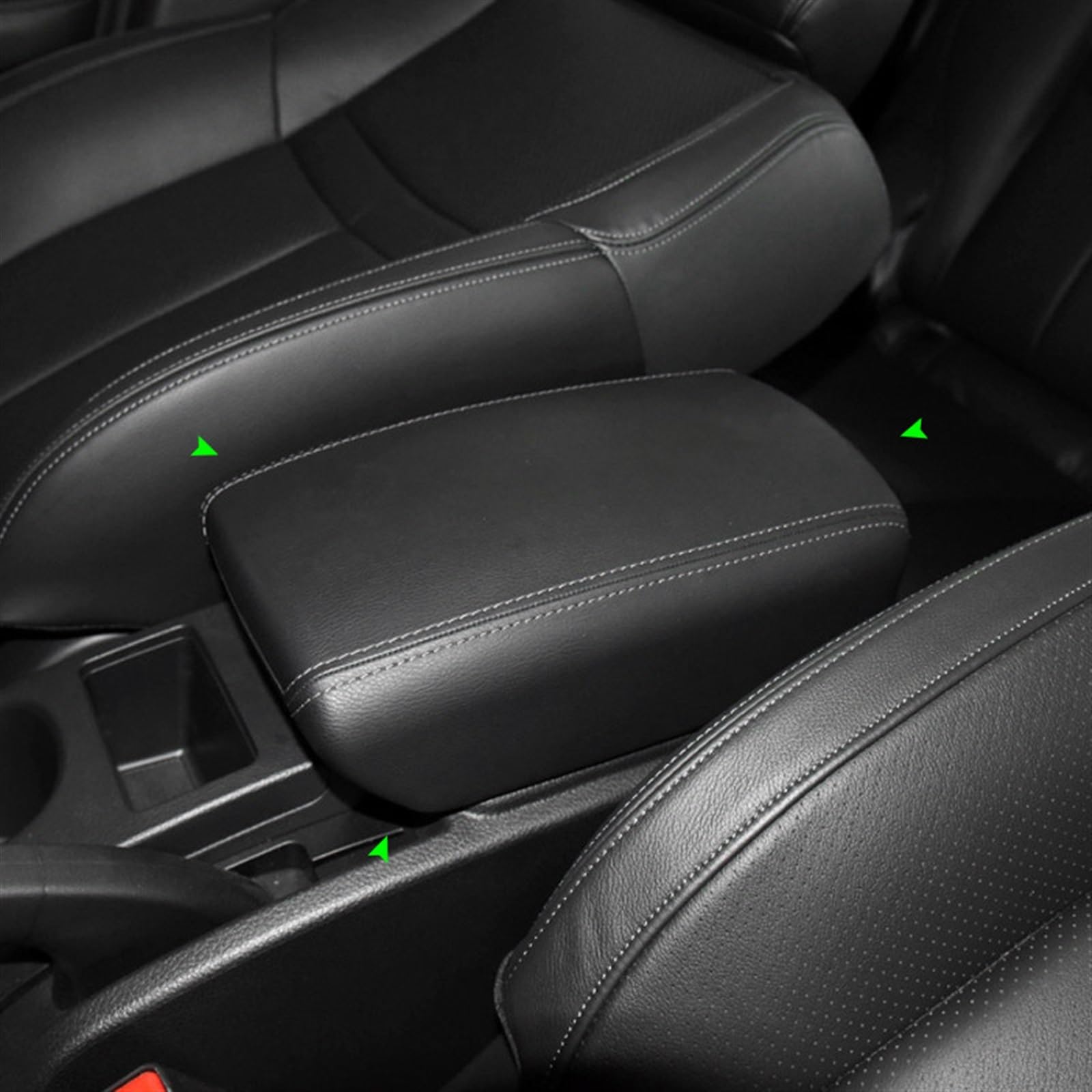 WILSEM Couverture Anti-Rayures Boîte D'accoudoir Console Voiture pour Nissan pour Qashqai 2008 2009 2010 2011 2012 2013 2014 2015 2016 2017 Type Bande Élastique Accoudoir