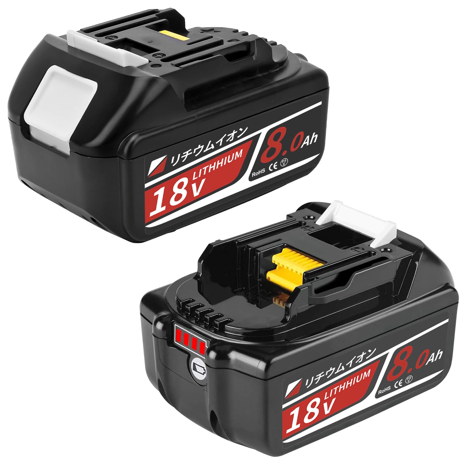 Amazon.co.jp: 【最新型8000mAh大容量】互換 マキタ 18v
