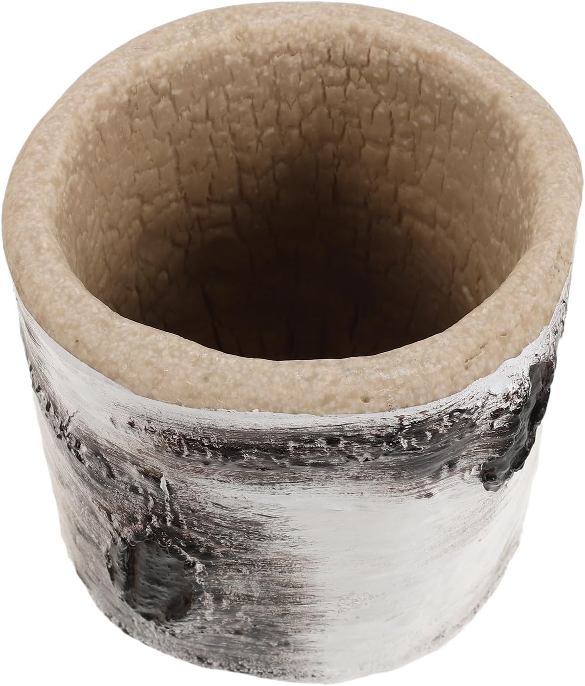 Tree Trunk Resin Reptile Water Bowl with Nonslip Base for Terrarium | Easy to Clean, Smooth Edge Design, Multipurpose Use for Bearded Dragon and Amphibian Habitats