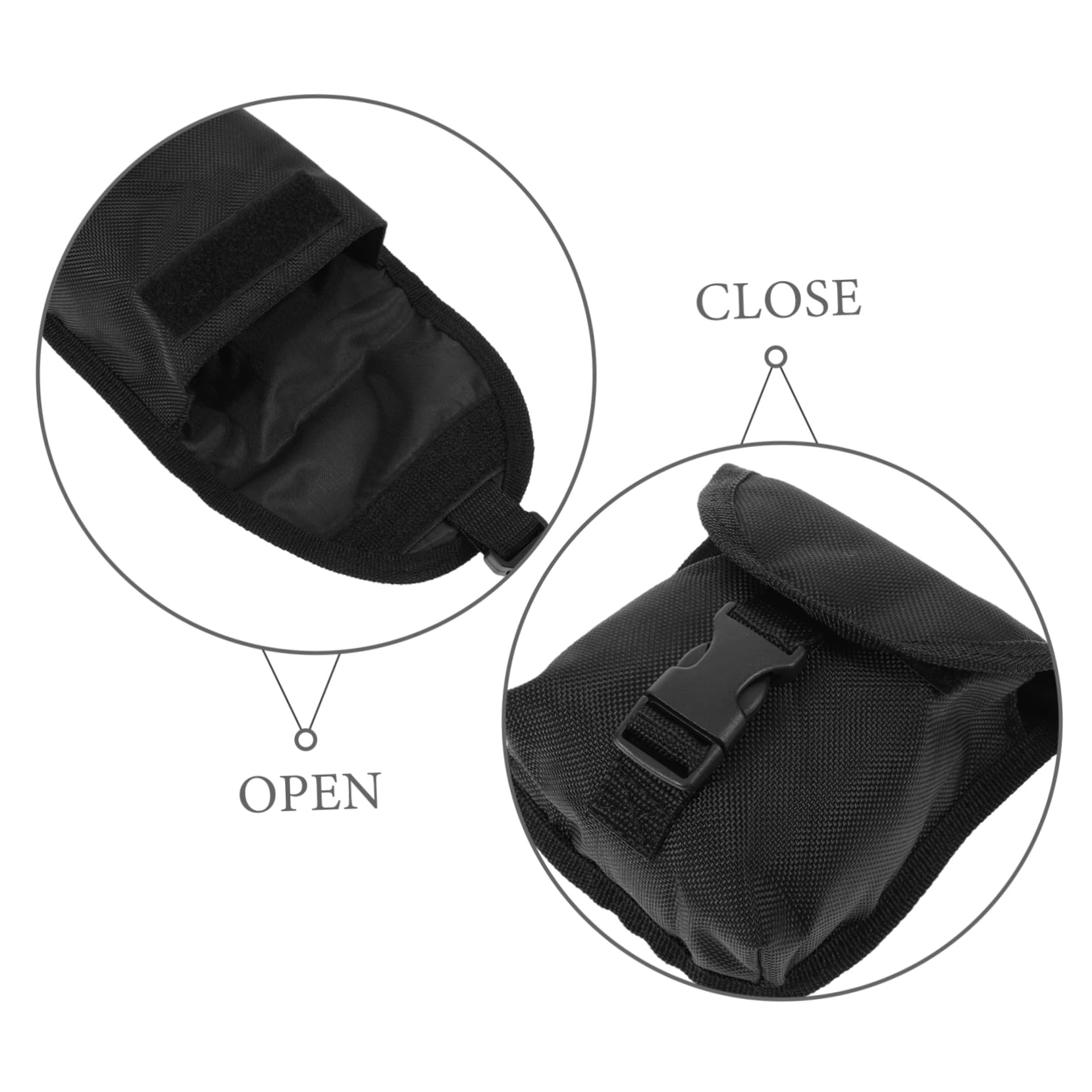 KICHOUSE Diving Belt Weights Oxford Fabric Diving Weight Pocket for Freediving Portable Diving Waist Bag