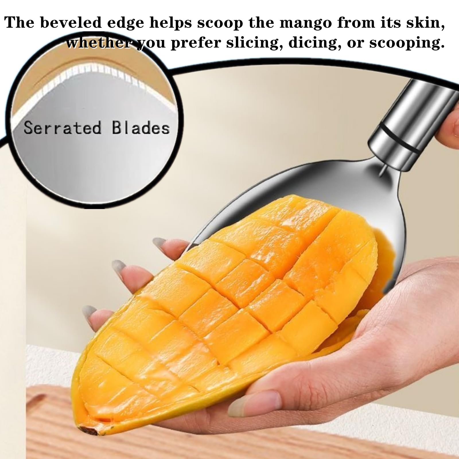Herramienta De Corte De Mango Divisor De Tomate Cuber Mango Picado Herramienta Mango Pitter Fruta Peeling Herramienta Cortador Mango Aguacate