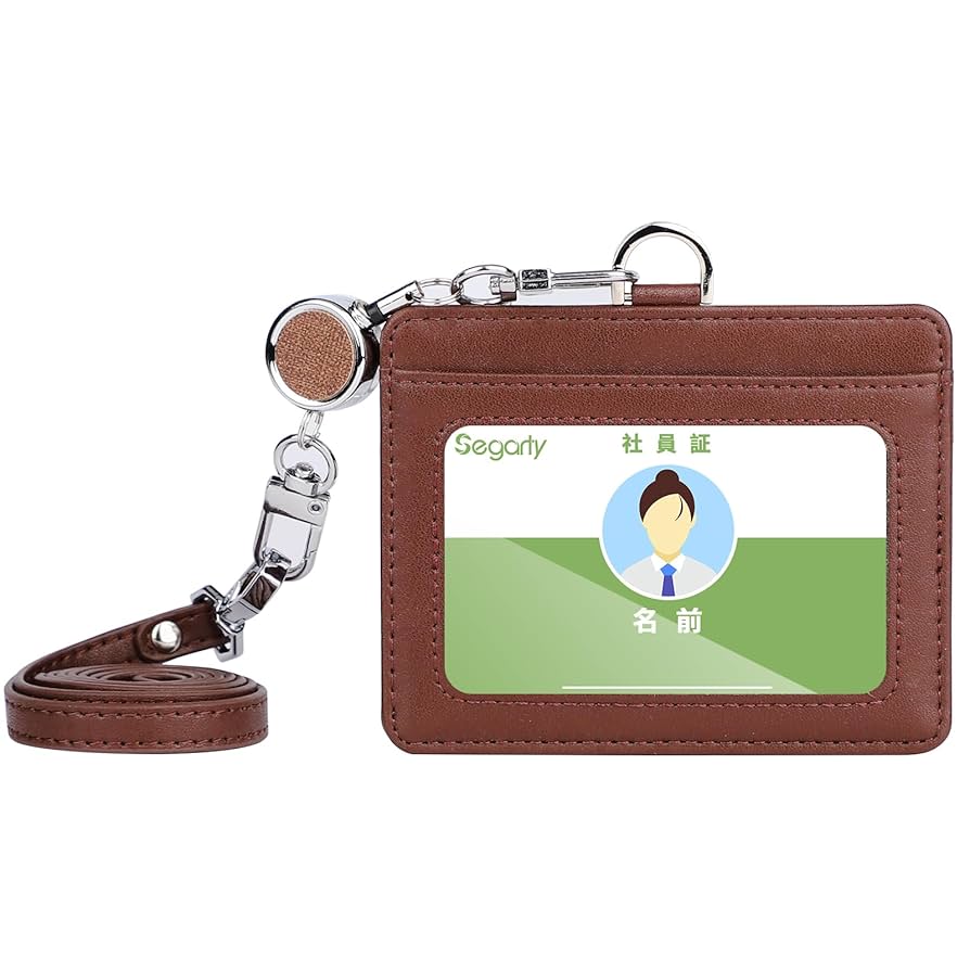 Amazon | 【idカードホルダー】Segarty ネームホルダー クリップ