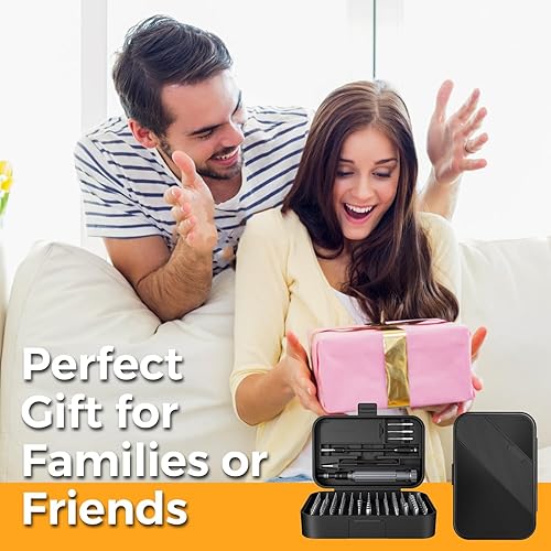 Miniatura 7 de Juego de destornilladores de precisión multibits, 150 destornilladores electrónicos con 120 puntas magnéticas, kit de herramientas de reparación