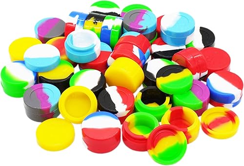 Miniatura 3 de Los envases de silicona antiadherentes de 0.2 fl oz concentran los frascos herméticos del aceite de la categoría alimenticia multi uso (200)