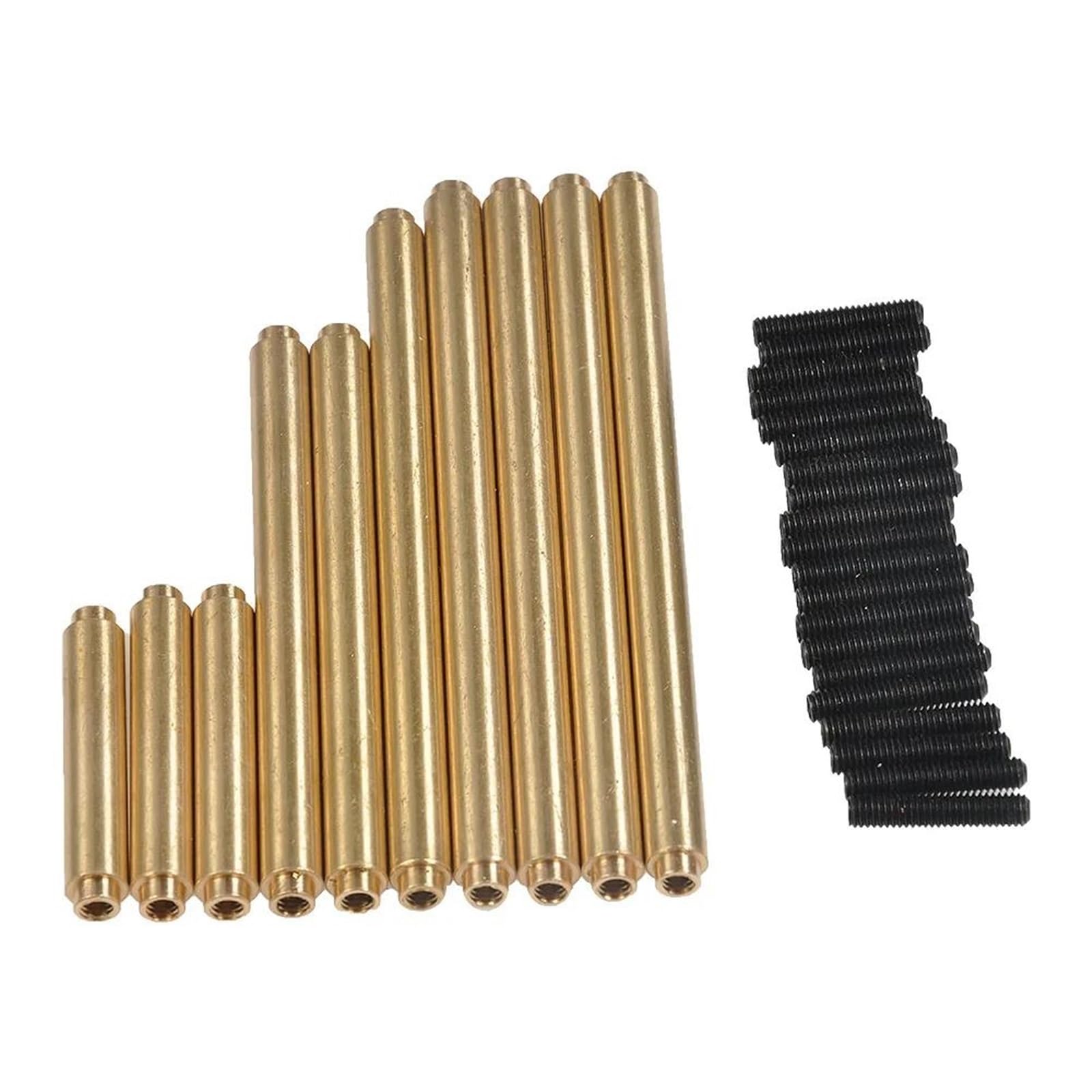 Varilla de Tracción para TRX4 Piezas De Coche Modelo RC 1/10, 10 Uds., Vínculos Chasis, Varilla Tracción Suspensión, Enlace Metal Dirección