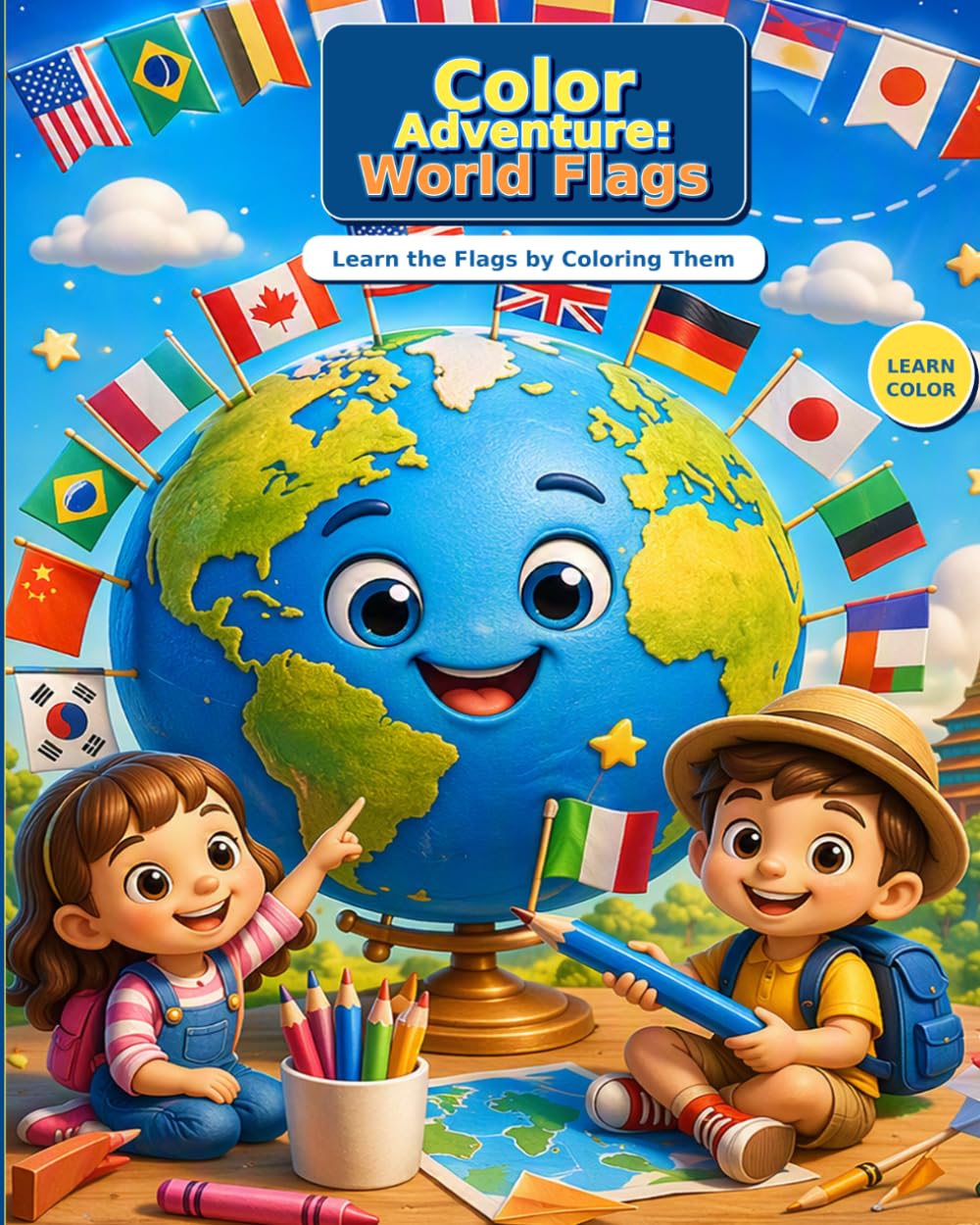 Coloring Adventure: World Flag: Color and Learn the Flags of the World! (Coloring Adventure for Kids Color • Discover • Imagine)