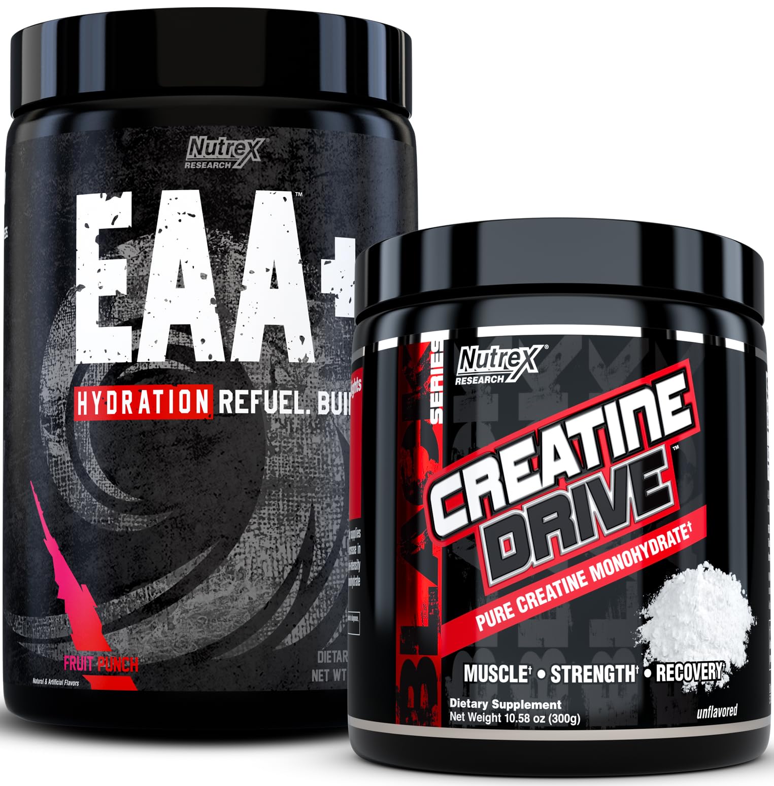 Nutrex ResearchEAA Hydration Fruit Punch & Creatine Monohydrate Powder