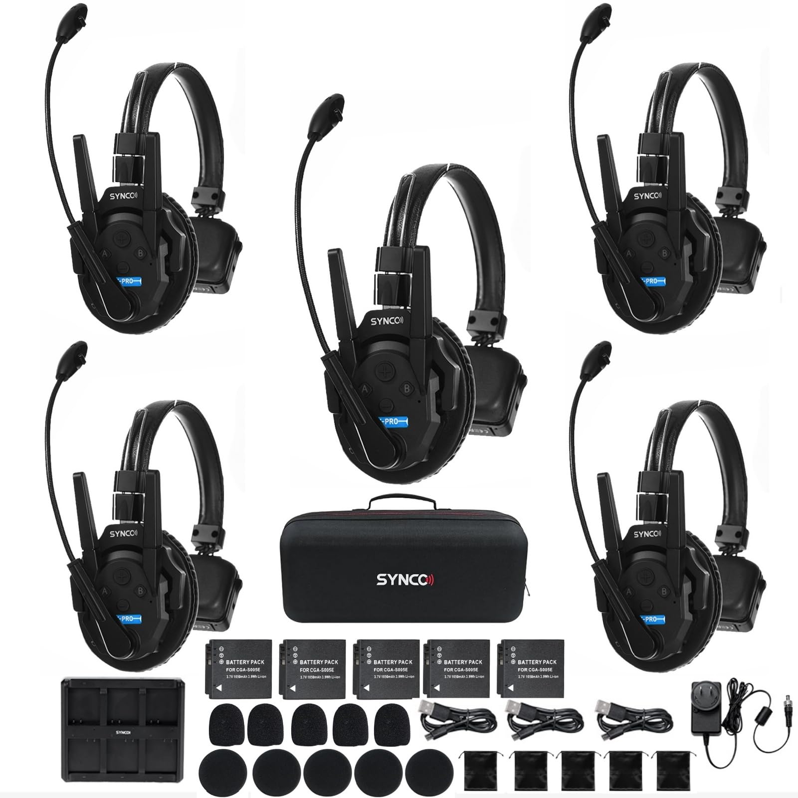 SYNCO XTALK XPRO5 ワイヤレスインカム (定価75,999円) Amazon.com: SYNCO XTALK XPro5 X5 Xpro Wireless Intercom Headset