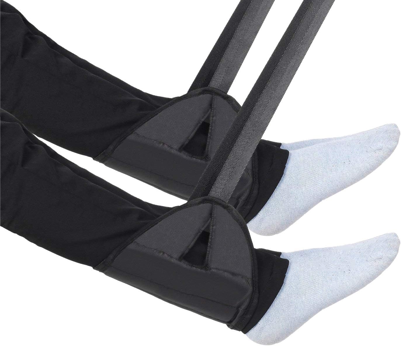 2 Pack Portable Travel Airplane Foot Rest Flight Adjustable Height Footrest Plane Accessories Footrests Hammock for Under Desk, Car, Office, Bus, Camping
