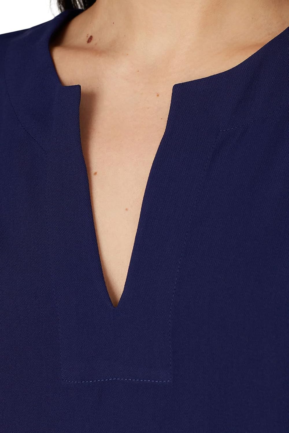 Rent The Runway Pre-Loved Navy Elastic Waist Blouse - Image 5