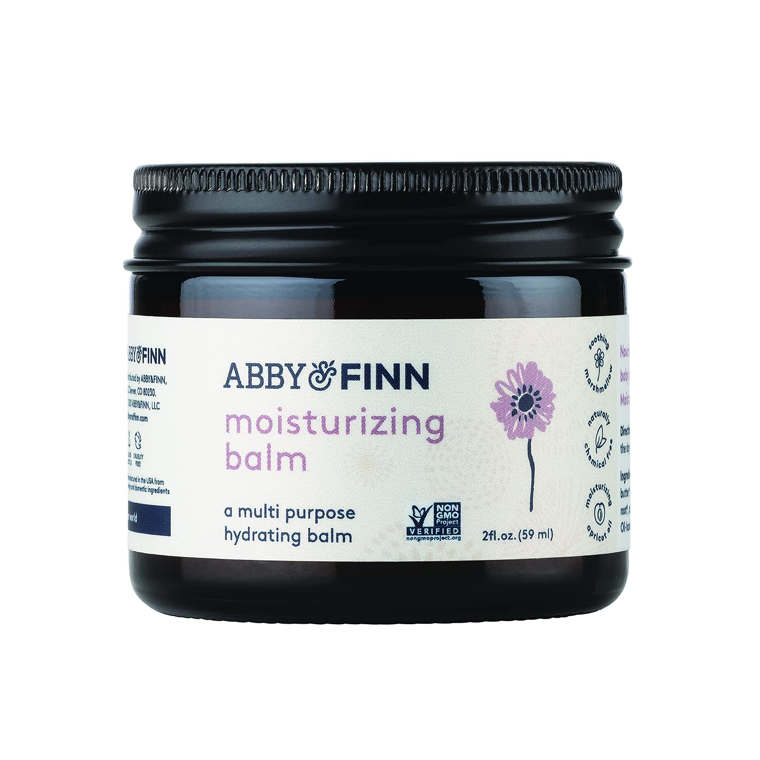 Multipurpose Moisturizing Baby Balm by ABBY&FINN, Organic Moisturizing Cream, Unscented, USDA Certified Organic, Non-GMO, Cruelty-Free, 2 ounces, Pack of 1 : Baby