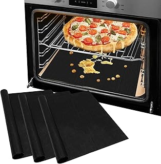 JINGIHE 3Pack Oven Liners for Bottom of Electric Gas Oven, Non-Stick Teflon Silicone Baking Mat, BPA and PFOA Free Oven Mat for Kitchen Microwave Toaster Silpat Baking Stuck Grill(15.7×13in/40×33cm)