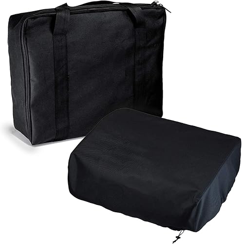 Bolsa de transporte de 17 pulgadas y cubierta para parrilla Blackstone de 17 pulgadas con capucha, cubierta de poliéster 600D resistente, piezas de