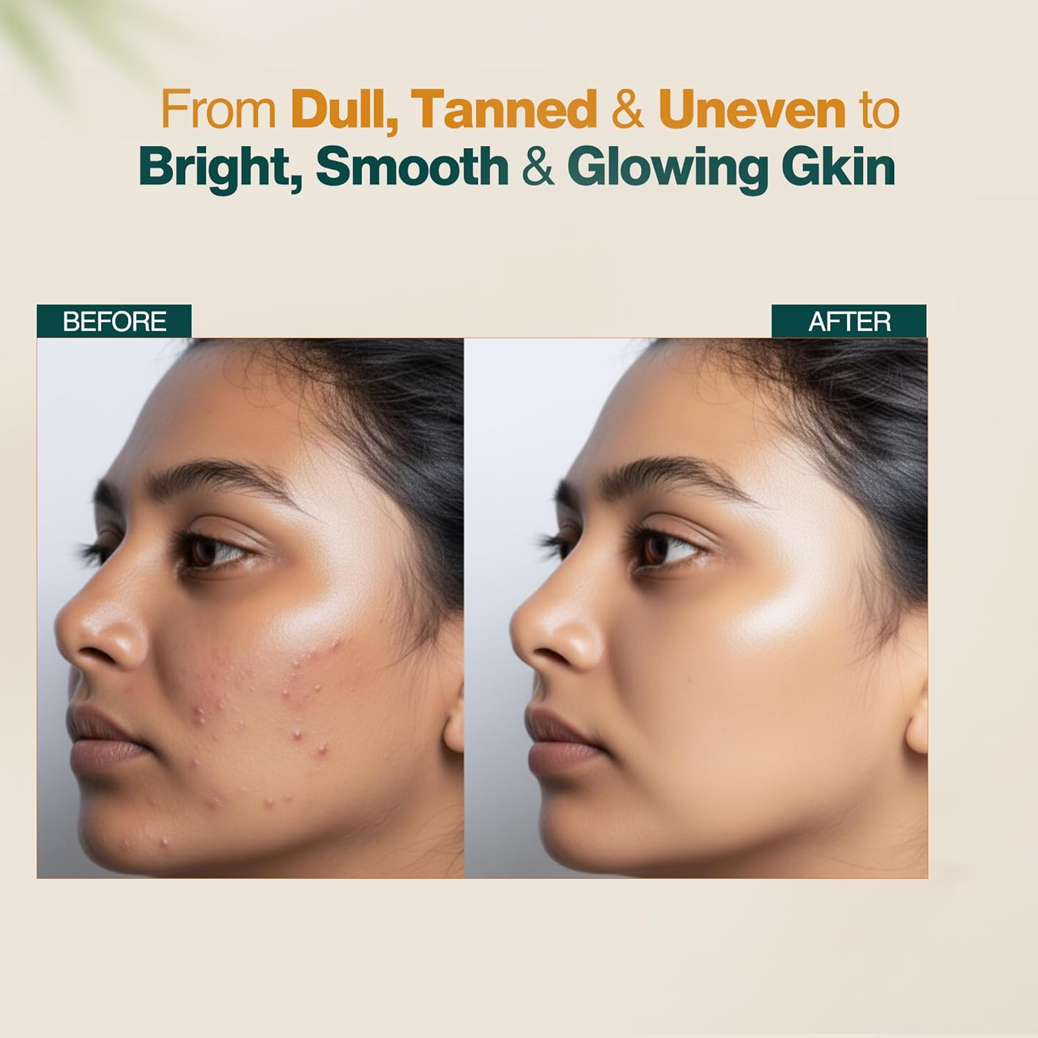 Nourish Mantra Glow Face Scrub | For Tan Removal, Gentle Exfoliation & Improved Skin Tone | Infused with Walnut Shell Powder, Alpha Arbutin, Hyaluronic Acid | All Skin Types | For Men & Women 100 ml - Image 6