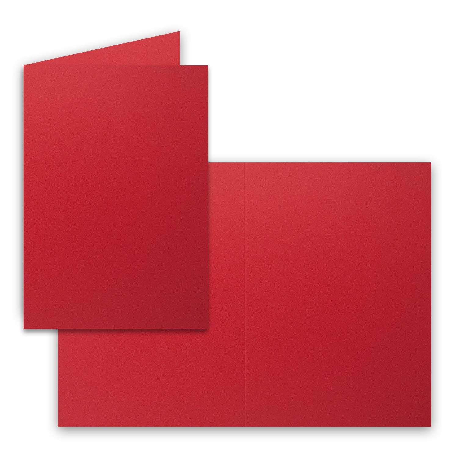 Tarjetas plegables de Gesamtparent, multicolores, tamaño DIN A5, color 15-Rosenrot 1000 Karten