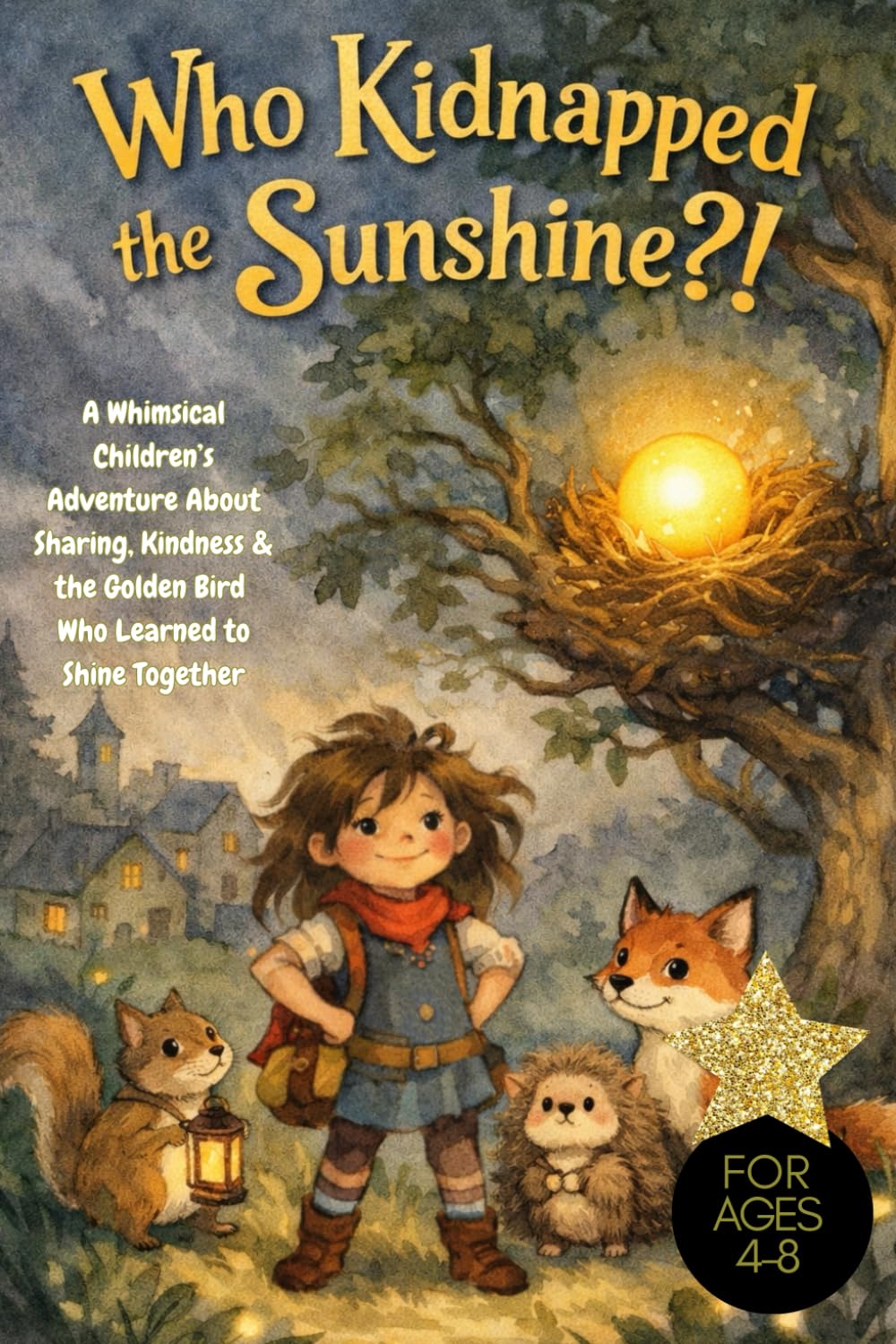 Who Kidnapped the Sunshine?!: A Whimsical Children’s Adventure About Sharing, Kindness & the Golden Bird Who Learned to Shine Together For Ages 4-8, bedtime story kindness, social emotional learning