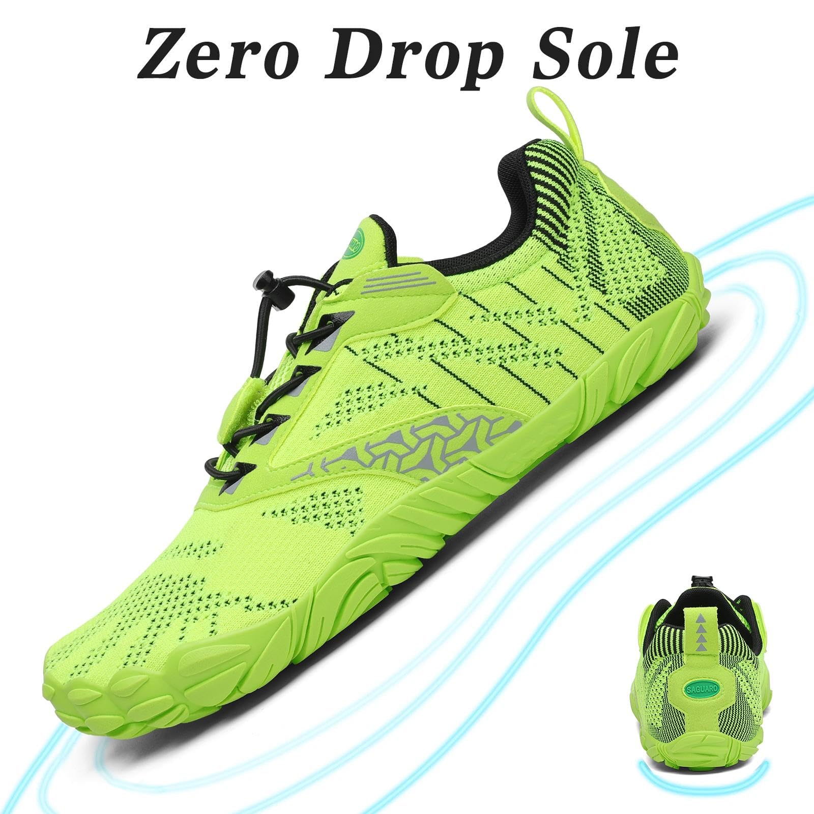 SAGUARO Scarpe Barefoot Minimaliste Uomo Donna Scarpe Outdoor e Indoor Multisport - Morbido Comode e Leggere