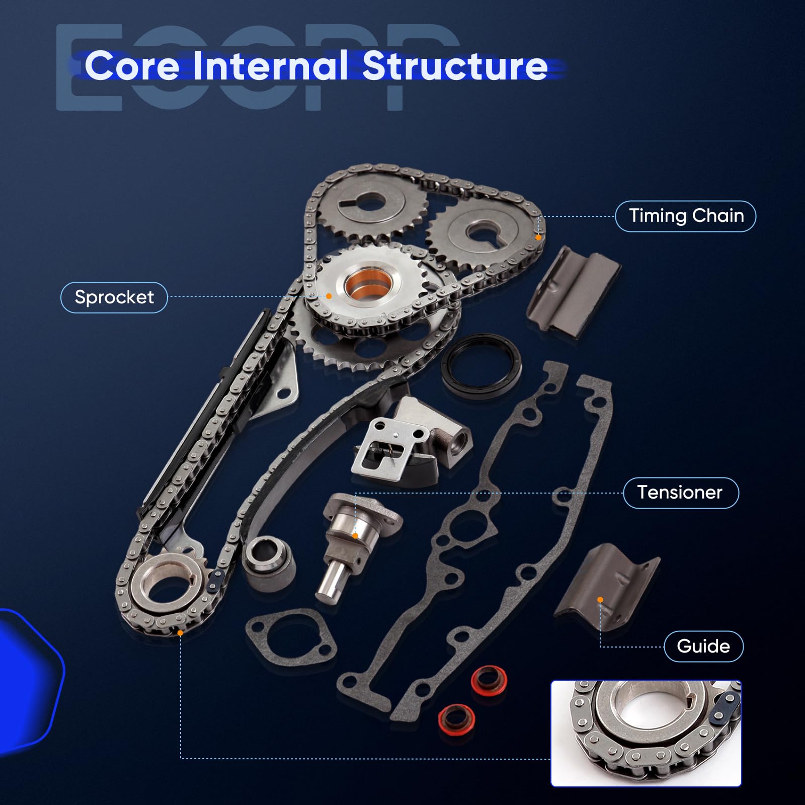 Amazon.com: ECCPP Timing Chain Kit fits for 1995 1998 for NISSAN