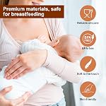 12pcs Breast Pump Parts Replacement for eufy, Includes 4 Silicone Diaphragms 4 Duckbill Valves & Nozzle Covers Accessories Kit Compatible with eufy S1 Pro/S1/E10/E20