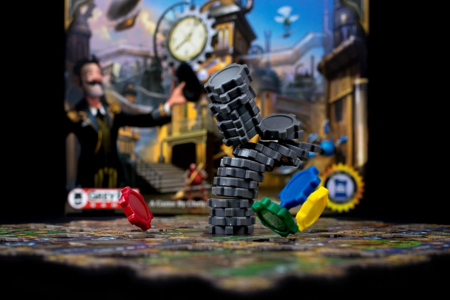 Up To 60% OFF Grey Fox Games City of Gears Board Game Super Big Clearance! Grey Fox Games City of Gears Board Game