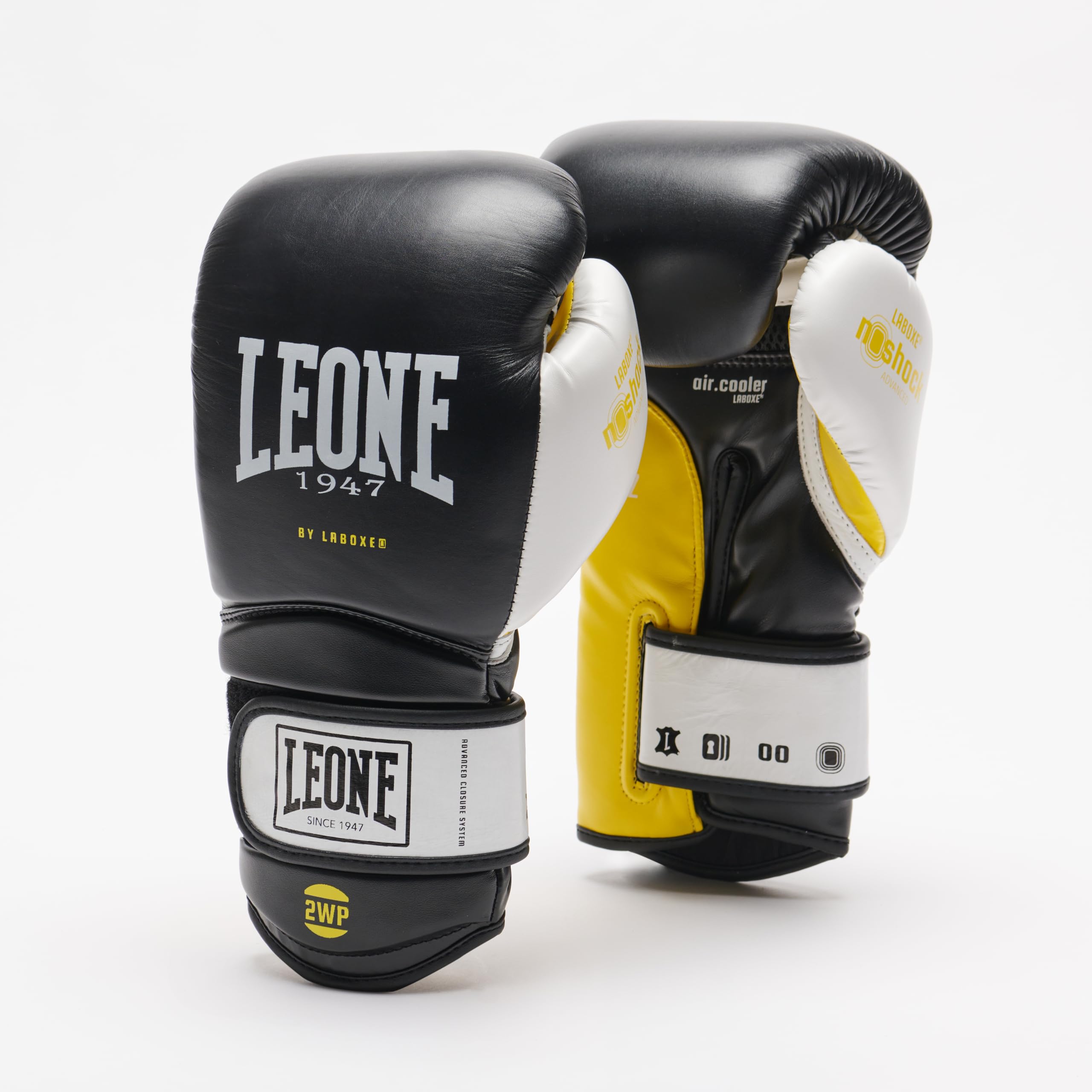 Leone 1947, Guanti Boxe Il Tecnico N3 16 Oz, Nero