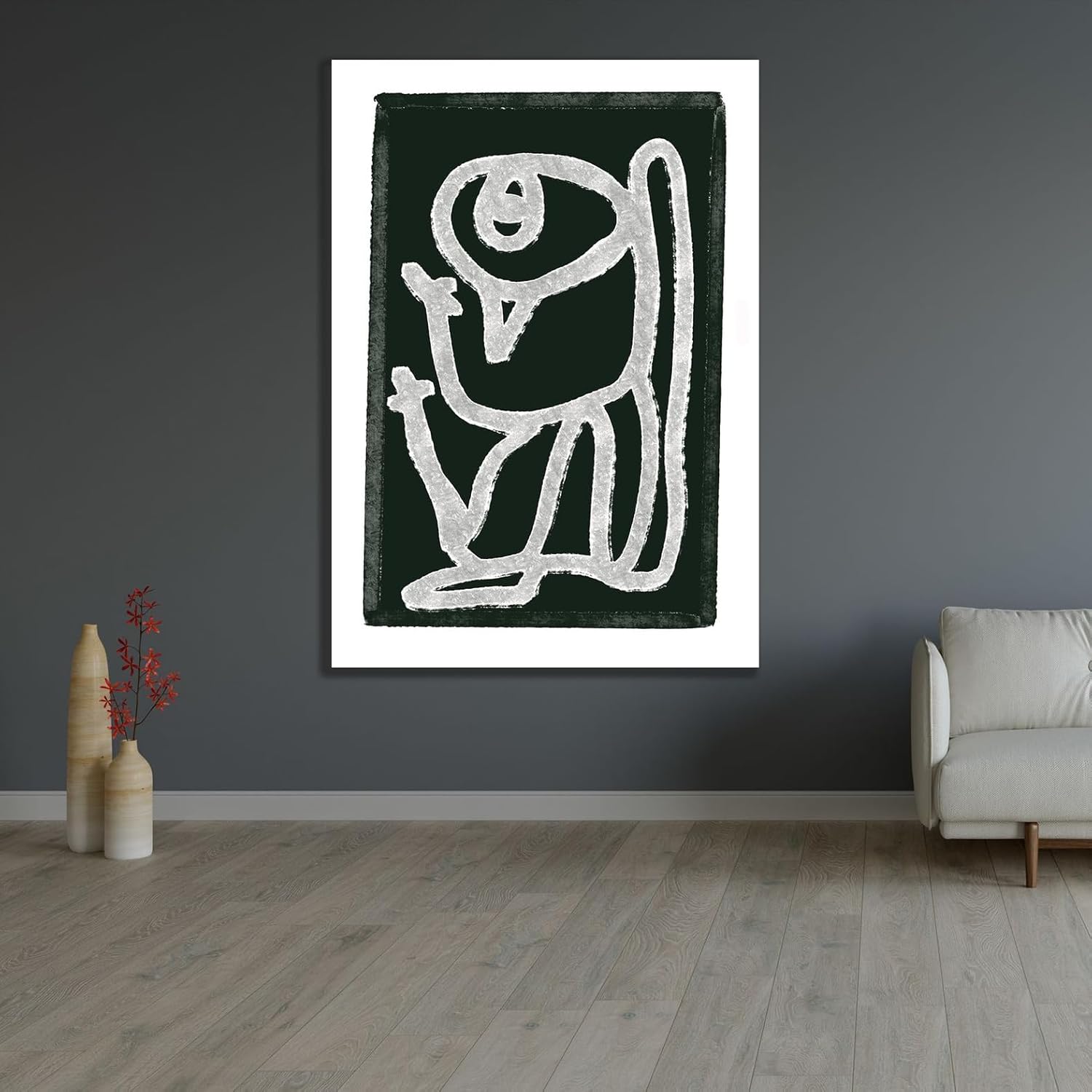 ArtDirect Abstract Duck Unframed Art Print Giclee Poster by Bursic, Sharyn - Ready for Framing with Customization Sizes 7x10, 10x14, 14x20, 24x34, 34x48, and 42x60 Inches