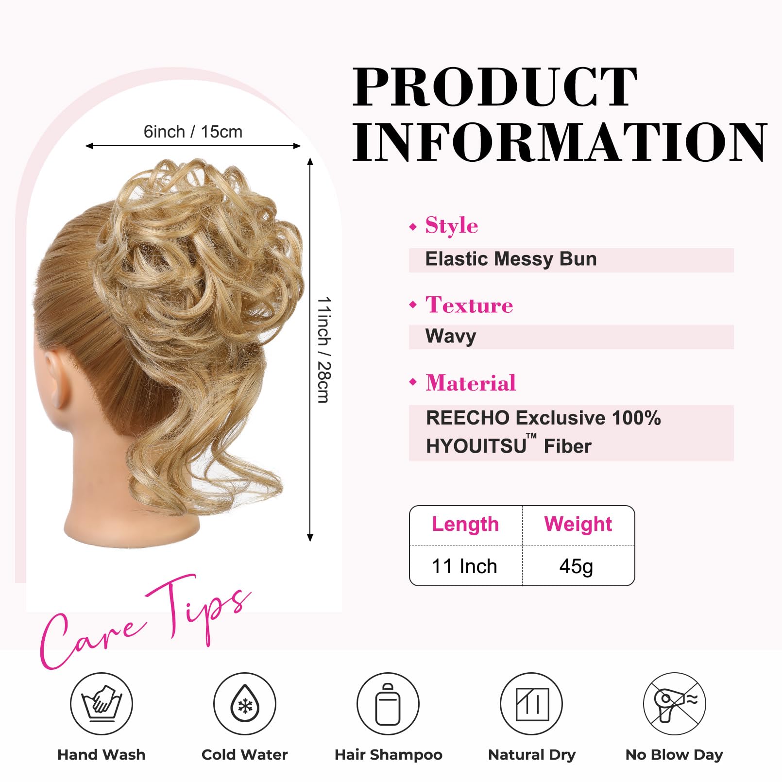 REECHO Messy Bun Hair Piece - Image 2
