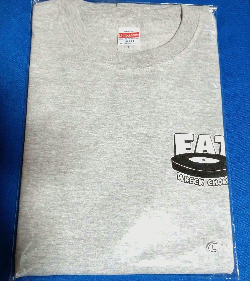 【新品未開封】Hi-STANDARD Tシャツ　グレー　FATロゴ付　サイズL Amazon.co.jp: •hi-standard FAT ロゴT ハイスタ グレー Lサイズ
