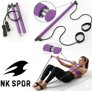 Nk Spor Taşınabilir Pilates Barı Seti - Direnç Las