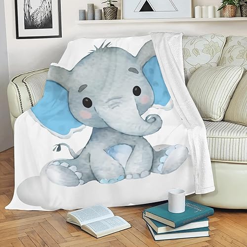 Miniatura 58 de Manta de bebé personalizada con nombre, mantas de bebé de elefante personalizadas para niñas, regalos de bebé, productos para bebés, mantas súper