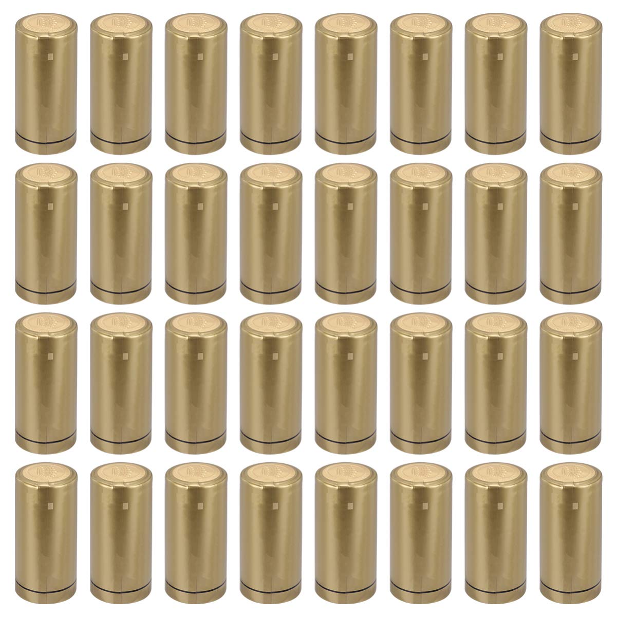 DOITOOL Red Wine Sealing Film 50pcs Bottle Capsules Stopper Wine Bottle Caps Heat Shrink Sealing Easy Removal