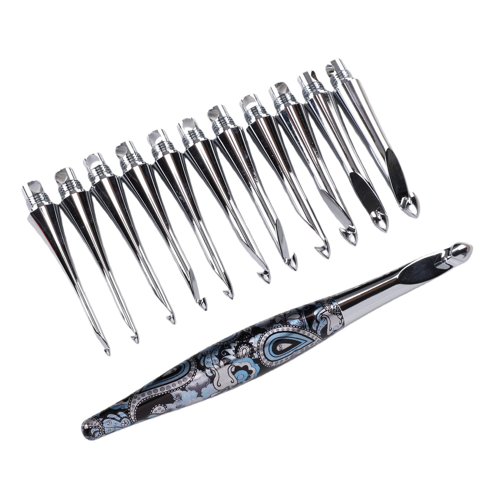 Tnfeeon Ergonomic Szydełkowe Zestaw 12 Rozmiarów 3.0-10.0mm Aluminum, Do