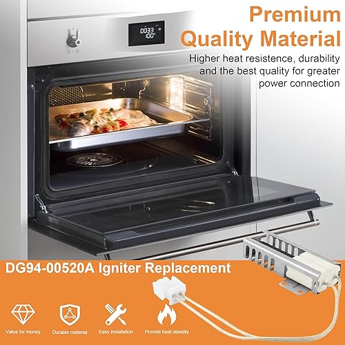 Miniatura 6 de UPGRADE DG94-00520A DG94-01441A - Repuesto para horno de gas Sam-sung NX58H5600SS NX58H5650WS Reemplazo de horno de gas WB13K21 2692271 apto para