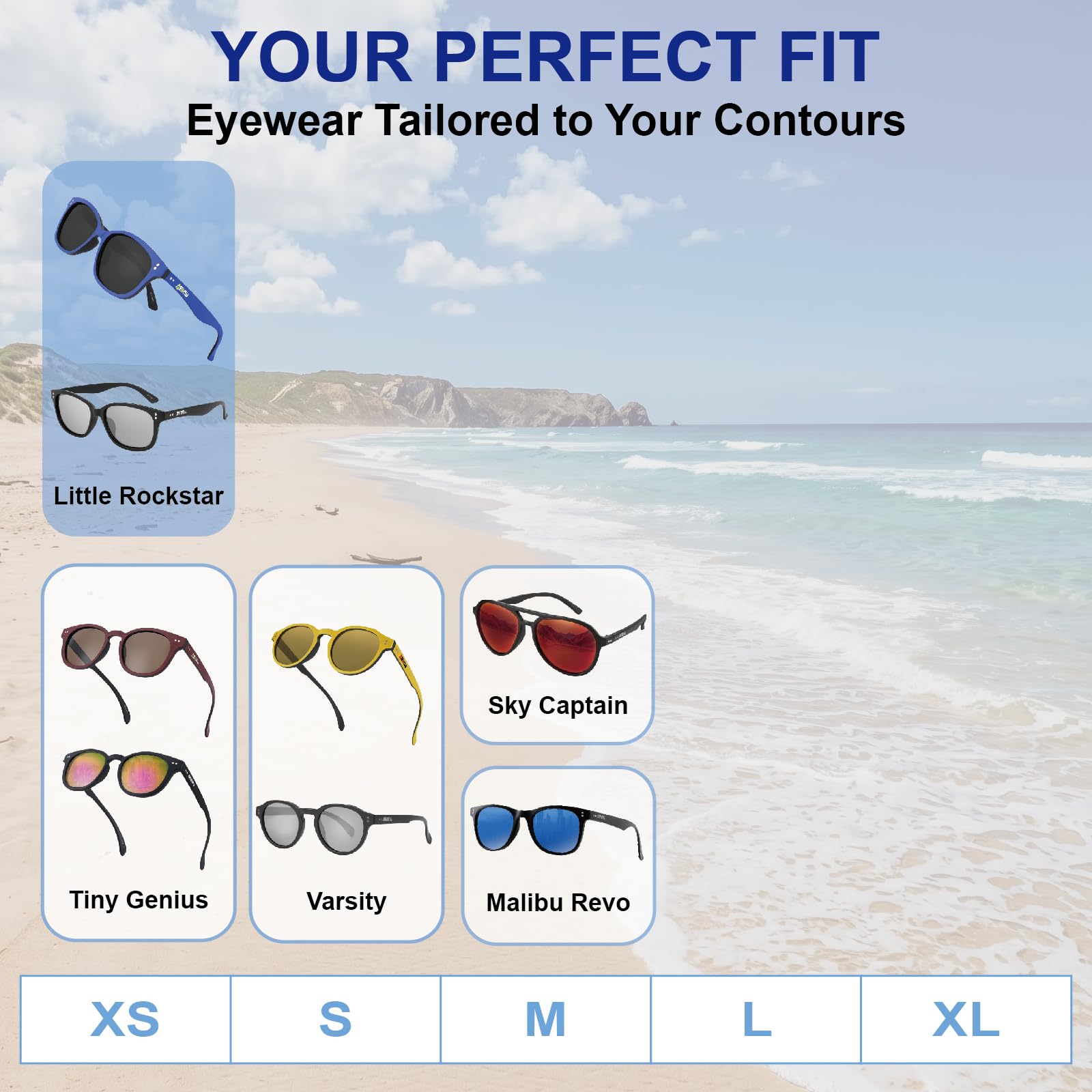Polarisierte Sonnenbrille für Teenager – UV400 Farbspiegelgläser, matter runder Rahmen, kleine Gesichter – Fahren und im Freien
