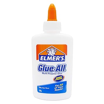 Elmer's Glue-All Multi-Purpose Liquid Glue, Extra Strong, 118 mL (130 g), 1 Count - Great for Making Slime