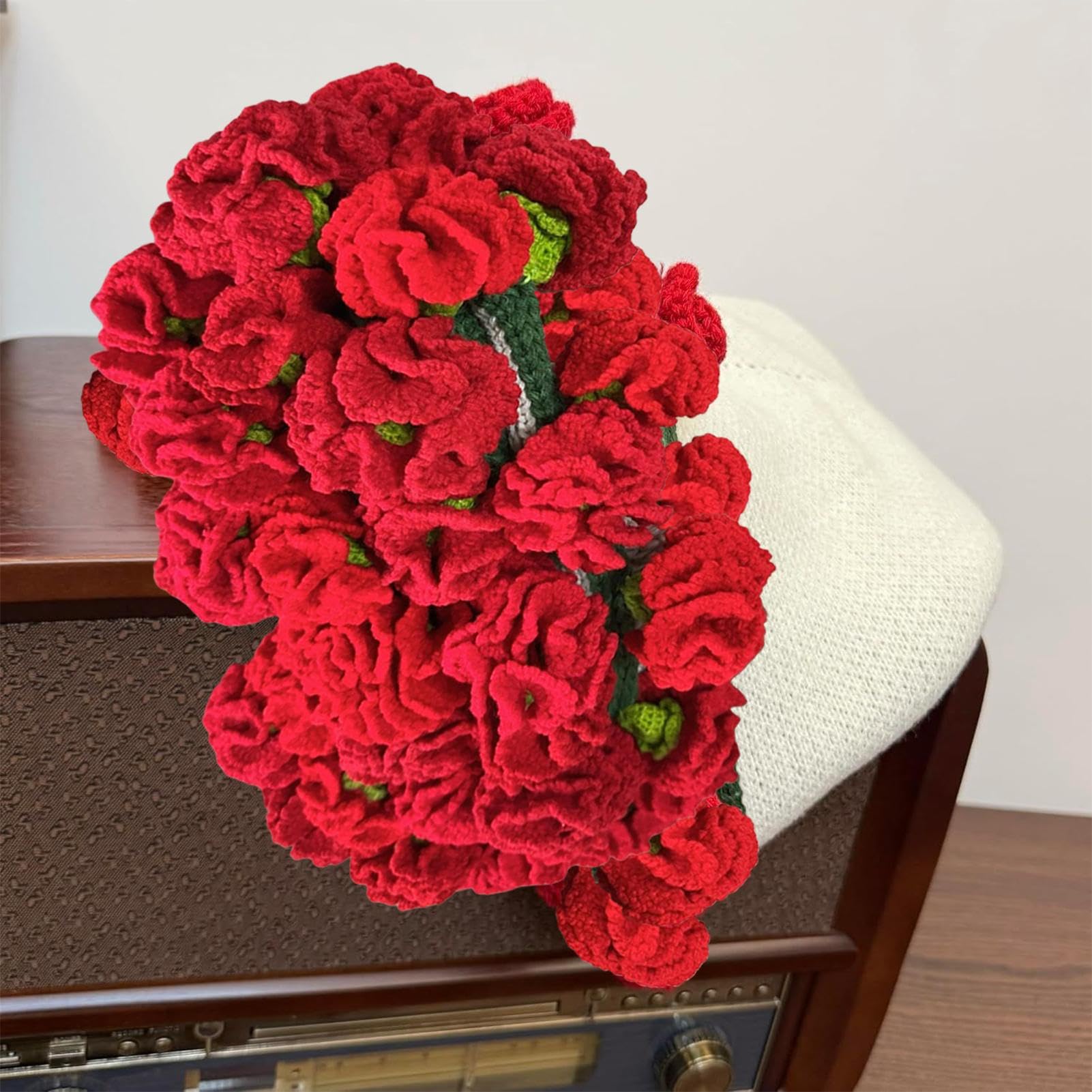 Bouquet-Decke Nelkenblüten-Streicheldecke Wohndeko | Romantischer Boho Charme Deko Für Wohnzimmer Kaminbank
