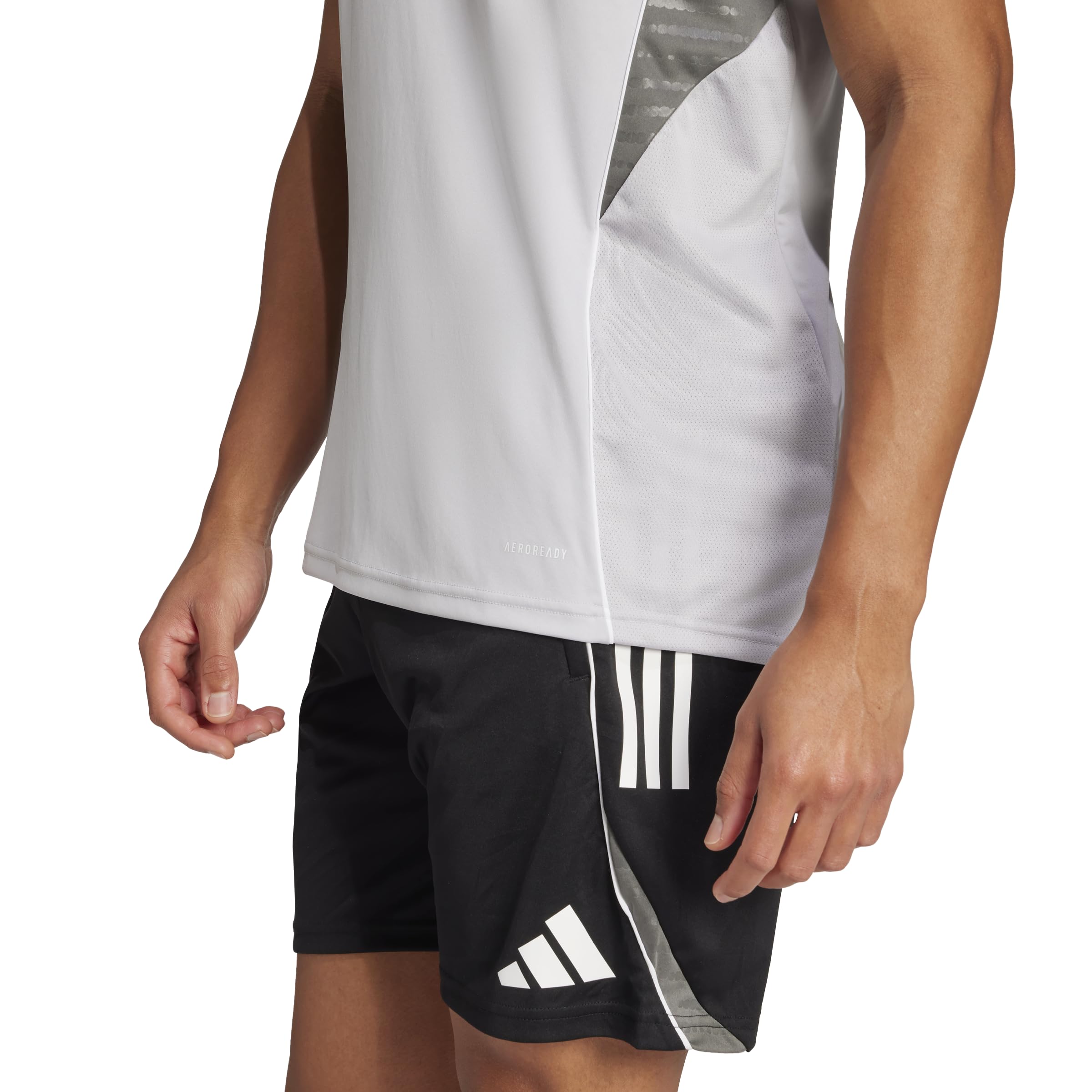 adidas Men's Tiro 25 Competition Training Jersey, Team Light Grey