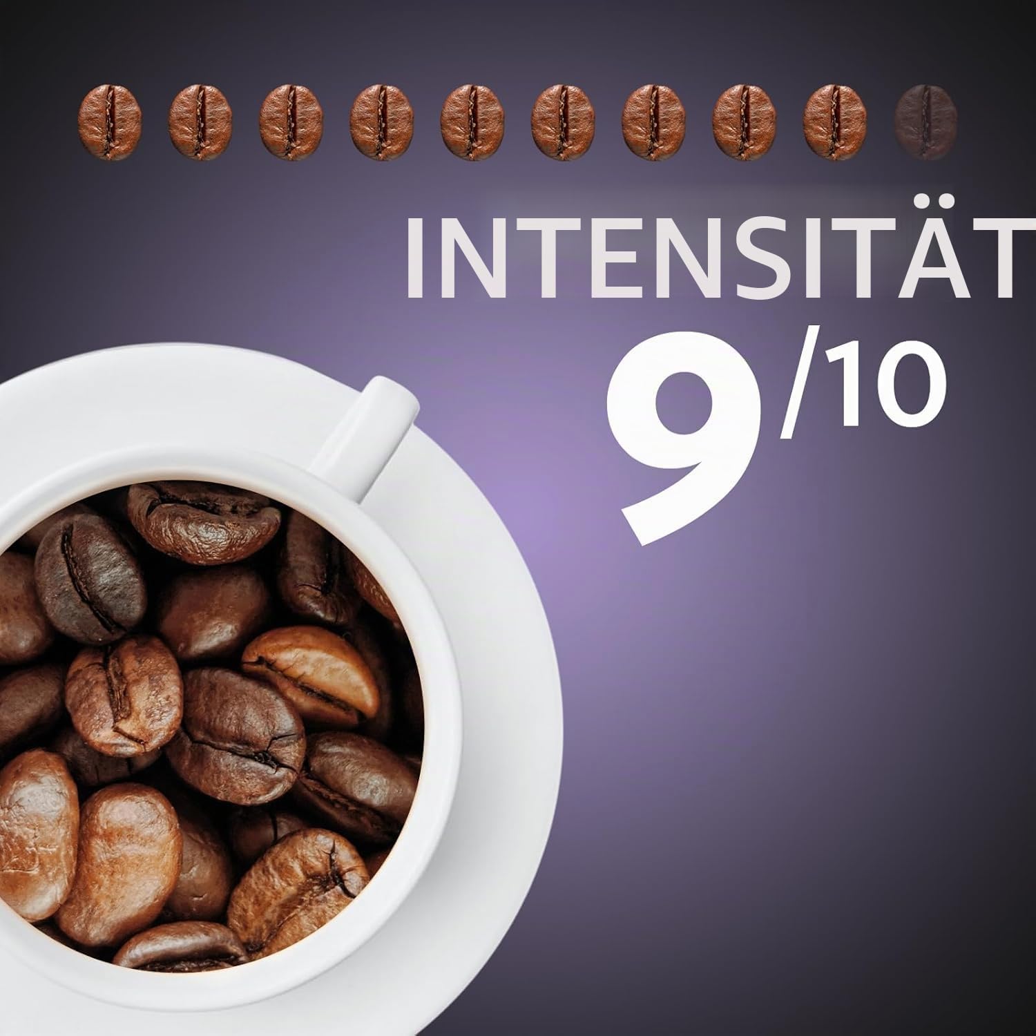 Lavazza, Espresso Barista Intenso, ganze Arabica und Robusta Kaffeebohnen, mit Kakao- und Holzaromen, für einen intensiven Kaffee, Intensität 9/10, mittlere Röstung, 4 kg