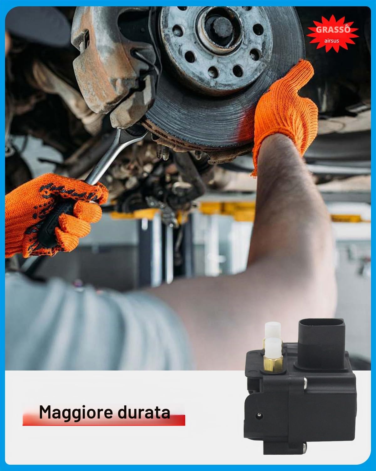 Valvola solenoide di giro dell'aria 37206789450 37206784137 del blocchetto della valvola del compressore della sospensione dell'aria adatta BMW F01 F02 F07 F11 X5 F15 X6 F16